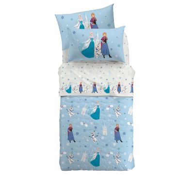 Copripiumino Una Piazza e Mezza Caleffi - Frozen Star - Completo Letto