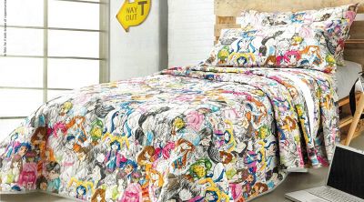 Copriletto Singolo – Trapuntino / Quilt una piazza  - Manga - Multicolor - Gabel