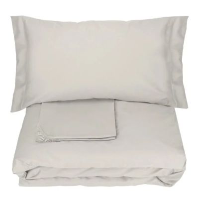 Copripiumino Matrimoniale - The Jewel Raso TU  - Somma - Completo Letto - Conchiglia
