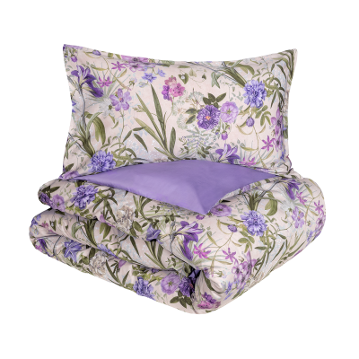 Copripiumino Matrimoniale - Vanitas - Rosa Lavanda - Fazzini - Parure