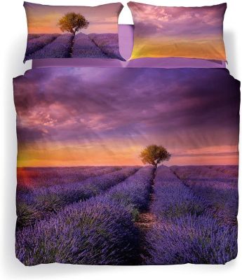 Copripiumino Matrimoniale – Completo Letto - Lavander Sunset - Caleffi