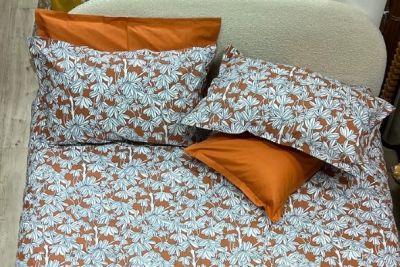 Copripiumino Matrimoniale – Parure - Kokoa - Copper - Fazzini