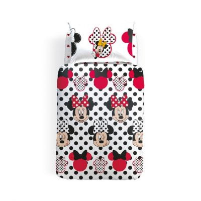 Copripiumino Singolo una piazza Caleffi - Disney Minnie Pois - Completo Letto