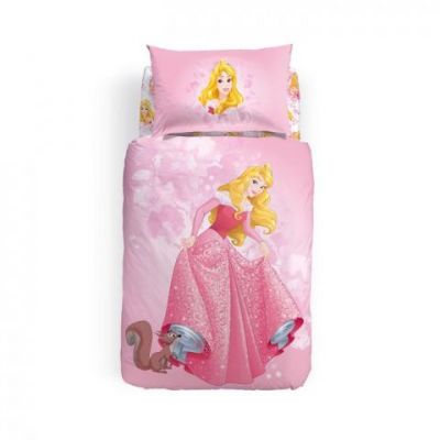 Copripiumino Singolo una piazza Caleffi - Disney Princess Aurora - Completo Letto