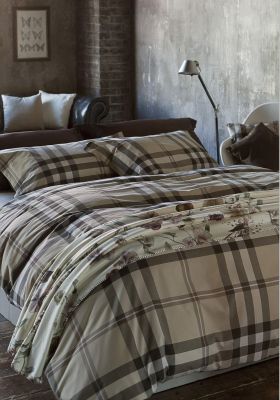 Copripiumino Una Piazza e Mezza - completo letto - Ariel - Beige - Randi