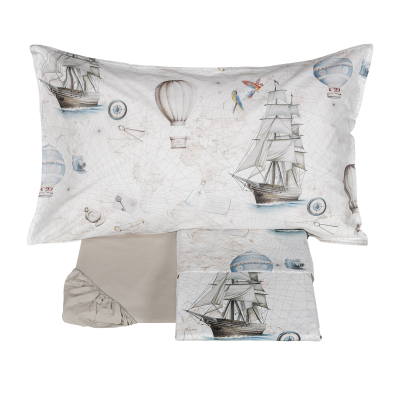 Copripiumino Una Piazza e Mezza - Magellano - Fazzini – Parure