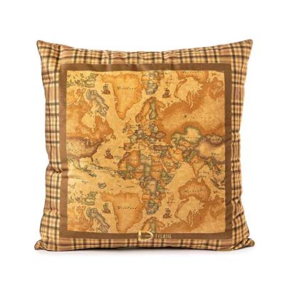 Cuscino Arredo in Velluto - Alviero Martini - Prima Classe - Geo Tartan