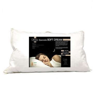 Cuscino Letto / Guanciale in Piuma d’oca per letto - Softdream – Molina