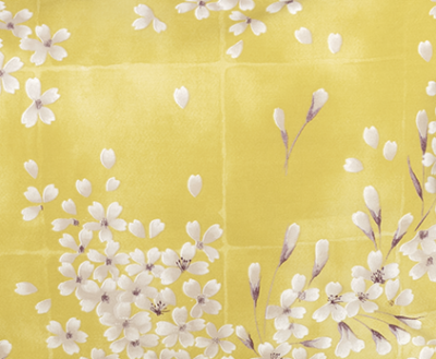Copriletto Piazza e Mezza – Trapuntino / Quilt - Kimono - Giallo - Fazzini