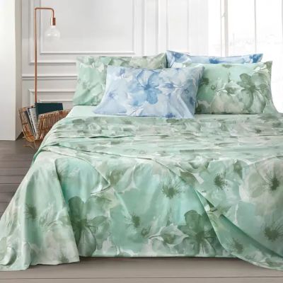 Lenzuola Copriletto Matrimoniali Somma - Completo Letto - Assortimento Colori - Odette