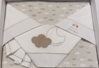 Lenzuola Culla – Completo Letto - Ricamo - Andy & Helen