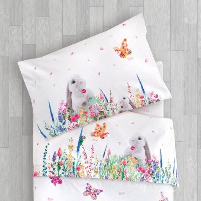 Lenzuola Lettino a Cancello - Completo Letto - Butterfly - Petalo - Trudy Somma