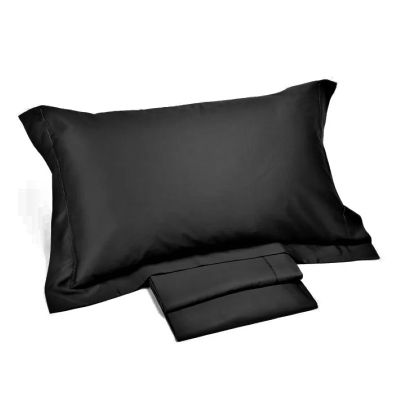 Lenzuola Matrimoniali - Completo Letto -Raso - Black - Caleffi