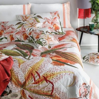 Lenzuola Matrimoniali in Raso di Puro Cotone 4 federe - Completo letto - Lily – Randi