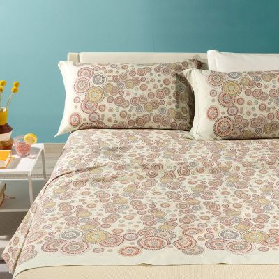 Lenzuola Piazza e Mezza con due Federe Caleffi – Dea - Completo letto - Assortimento Colori