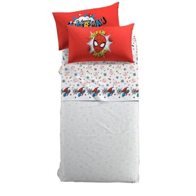 Lenzuola Una Piazza e Mezza Caleffi - Completo Letto – Marvel Spiderman Superhero