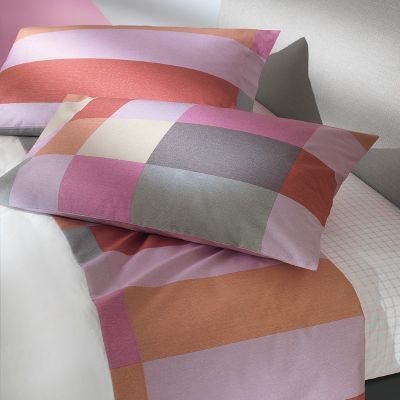 Lenzuola Una Piazza e Mezza Francese Gabel - Completo Letto - Eccentrico - Geranio