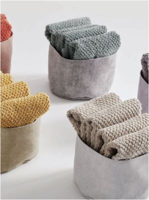 Lavette in spugna per Bagno + Cestino - assortimento colori - Pepe - Maison Sucrée