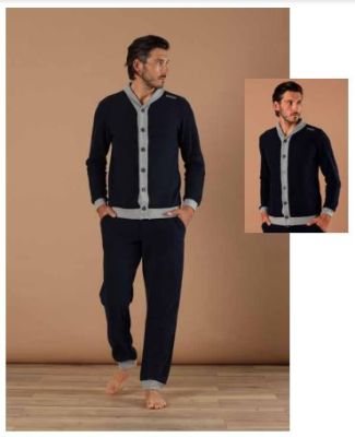 Pigiama Uomo Marina Militare puro cotone - 6Z83198MM - Assortimento Taglie