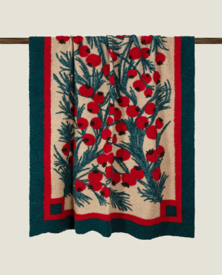 Plaid Coperta Frati Home in lana cotta per divano, poltrona o letto Winter Surprise