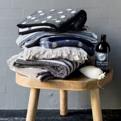 Asciugamani Set 1+1 Viso e Ospite - Pois in diverse varianti di colore - Fazzini