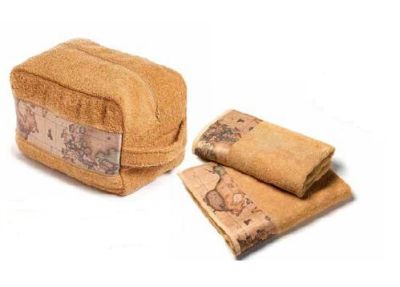 Set Beauty + Asciugamani - Alviero Martini - Prima Classe - Geo Classic