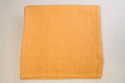 Strofinaccio in Lino LFDL - Bordo Semplice - Papaya