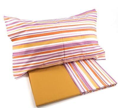 Copripiumino Singolo Una Piazza - Tobago - Ocra - Fazzini - Parure