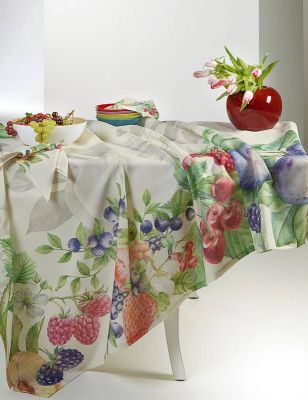 Tovaglia - Misto Lino -  Macedonia – Randi - Assortimento Misure