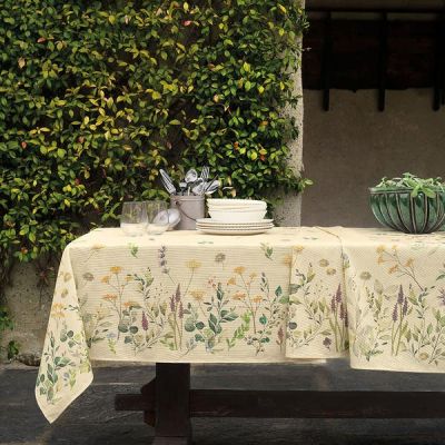 Tovaglia Gabel Naturae - 100% Cotone - Eden - Naturale - Assortimento Misure