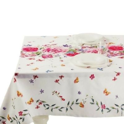 Tovaglia Varie Misure in Puro Cotone Stampa Digitale - Roseto – Caleffi