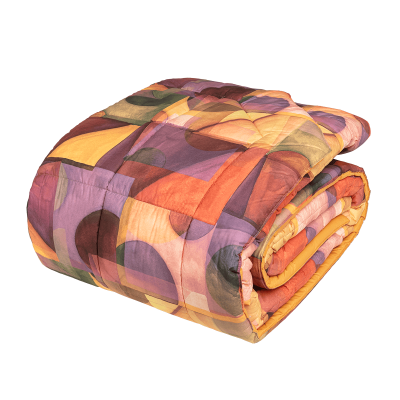 Trapunta Fazzini Matrimoniale Invernale - Paracas - Zucca Malva