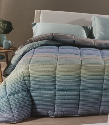 Trapunta Invernale Una Piazza e Mezza - Iride - Laguna