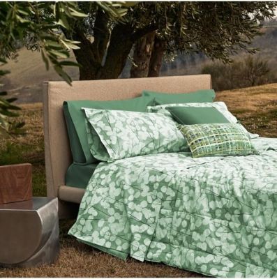 Trapunta Invernale Una Piazza e Mezza - Lunaria - Medium Green - Fazzini