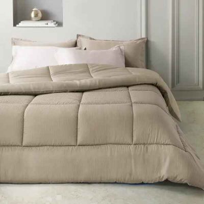 Trapunta Matrimoniale Invernale - Jewel Jaquard - Tortora - Somma