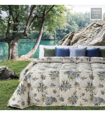 Trapunta Piazza e mezza Invernale in piuma d’oca Molina 100% piumino – Design dis.3223V.01