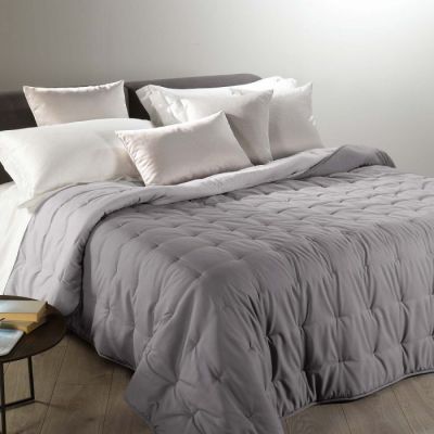 Trapunta Mezza Stagione Matrimoniale Caleffi – Calduccia Mia - Grigio