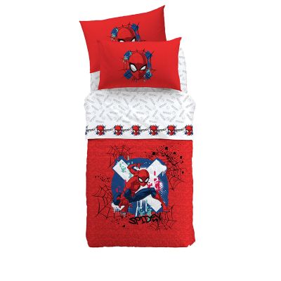 Trapunta Singola Caleffi Invernale una piazza - Marvel - Spiderman Red