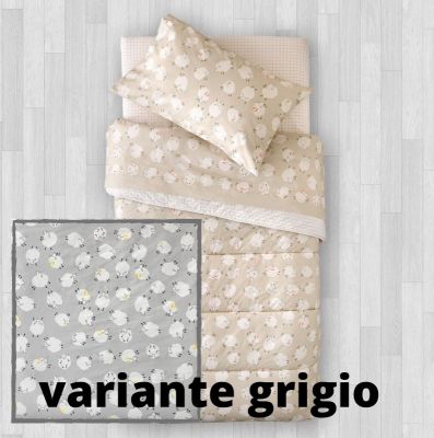 Trapunta Singola Gabel Invernale una piazza - Carosello - Sogno - Grigio