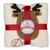 Plaid Coperta Maryplaid morbida e confortevole per divano, poltrona o letto – 6M35011 - Renna - Natale