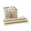 Cestino con 6 lavette in spugna - Basic - Naturale - Caleffi