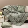 Coperta  Plaid Imbottito - Alviero Martini – per Divano, Poltrona o Letto - Geo Tartan Green