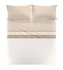 Lenzuola Matrimoniali - Completo Letto - Nevada - Naturale - Caleffi