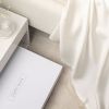 Lenzuola Matrimoniali - Completo Letto - Notti di Seta - Bianco - Caleffi