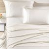 Lenzuola Matrimoniali - Completo Letto - Notti di Seta - Bianco - Caleffi