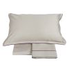 Lenzuola Matrimoniali Fazzini - Completo Letto - Deal - Grigio Prugna
