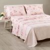 Lenzuola Matrimoniali Flanella Caleffi - Completo Letto – Flory - Naturale