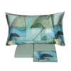 Lenzuola Piazza e Mezza - Fazzini – Paracas - Celadon Verde - Completo letto