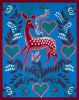 Plaid Coperta Frati Home in lana cotta per divano, poltrona o letto Love Kiss Me Deer