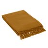 Plaid Coperta Lana Somma - morbida e confortevole per divano, poltrona o letto – N.Pop T.Filo - Granoturco
